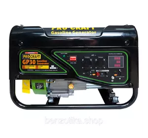 Генератор бензиновый Procraft GP30 медная обмотка + 1 литр масла Генератор бензиновый Procraft GP30 медная обмотка + 1 литр масла
