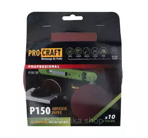 Круг шлифовальный самозацепной Procraft K150.150 UNIVERSAL (набор 10 шт.) Круг шлифовальный самозацепной Procraft K150.150 UNIVERSAL (набор 10 шт.)