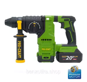 Акумуляторний перфоратор Procraft PHA30 Кейс (з 2 акб та ЗП) Акумуляторний перфоратор Procraft PHA30 Кейс (з 2 акб та ЗП)