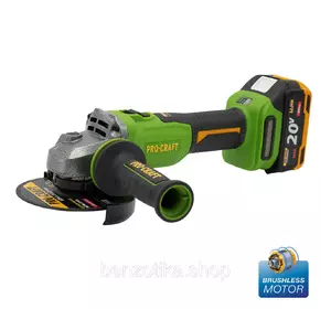 Акумуляторна болгарка Procraft PWA220 (1 акб 4 Аг) Акумуляторна болгарка Procraft PWA220 (1 акб 4 Аг)
